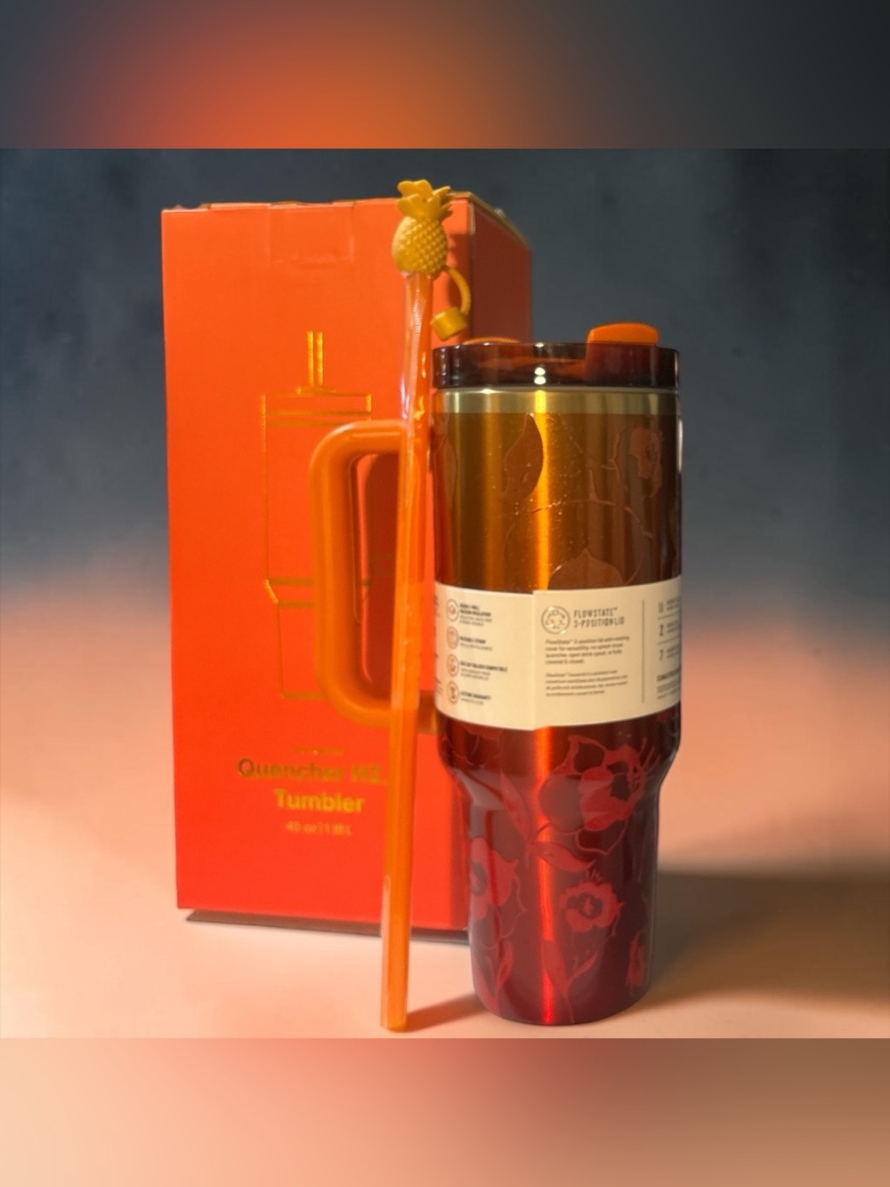 NIB The Stanley x Karol G Quencher® H2.0 FlowState™ Tumbler | 40 OZ - Picture 2 of 6